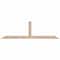 Ekena Millwork Portland Smooth Timber Gable Bracket, Douglas Fir, 72"W x 21"H x 1 1/2"D x 3 1/2"F, 7/12 Pitch GBW072X21X0204POR00SDF - alternate 1